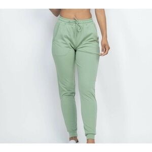 Women's Green Joggers